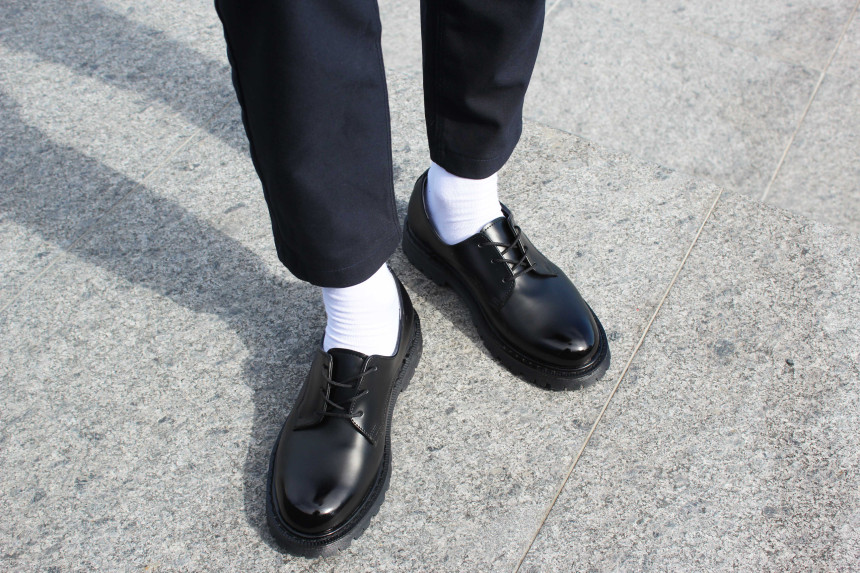 4.5cm height height derby clippers shoes man Oxfor