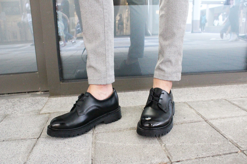 4.5cm height height derby clippers shoes man Oxfor