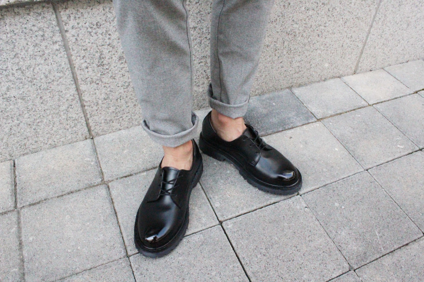 4.5cm height height derby clippers shoes man Oxfor