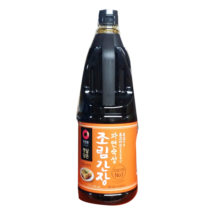 청정원 햇살담은 자연숙성 조림간장 1.7L : SB푸드