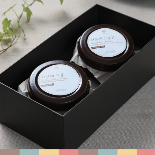 [서일농원]서분례 명인의 락 선물세트(된장 300g + 고추장300g) : 서일농원