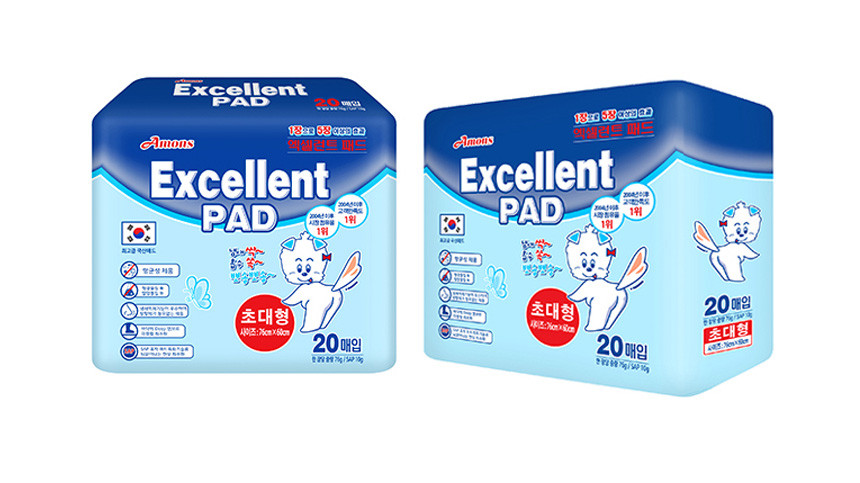 Dog pouch pad small size large 100 sheets standard