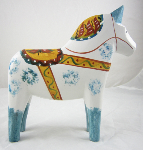 그라나스 달라호스 (White/Blue) - Grannas Dalahorse 17cm : 데코에잇