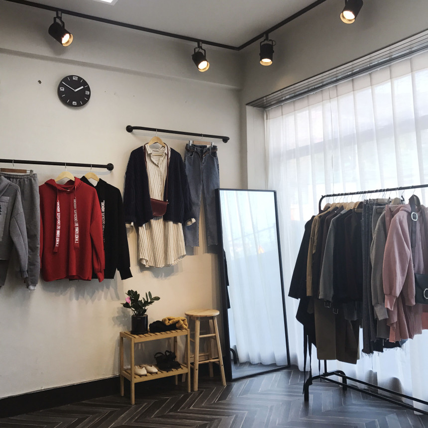 Long skirt 2color skirt autumn