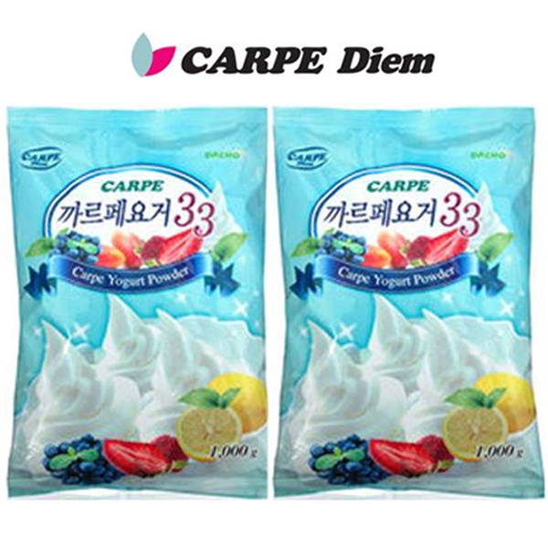 대호식품 까르페 요거33 1KG 2개세트 : 커피만나
