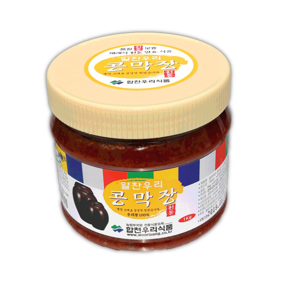 전통식품 합천우리식품 알찬우리된장 재래식된장 한식된장 시골된장 조선된장 3kg : 합천우리식품 전통장류