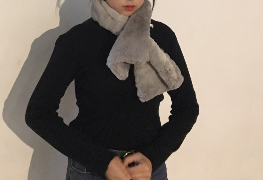 Women's mink scarf Lovely Northern Scandinavian