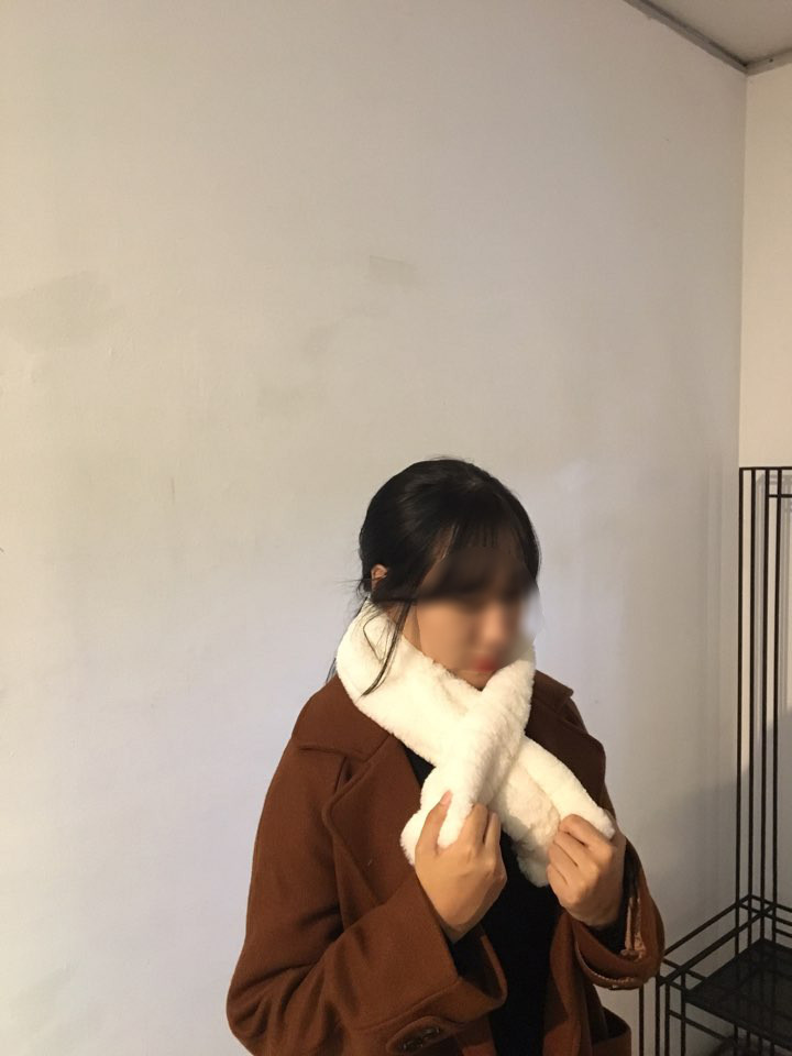 Women's mink scarf Lovely Northern Scandinavian