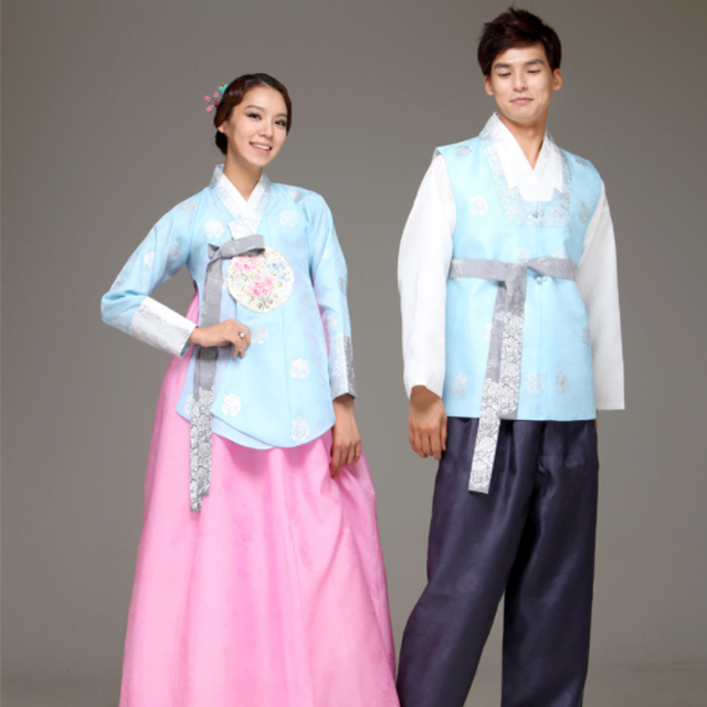 [소담한복] 은빛의 향연 다솜 - 커플한복대여/신랑신부 웨딩촬영및결혼한복대여 : 소담한복