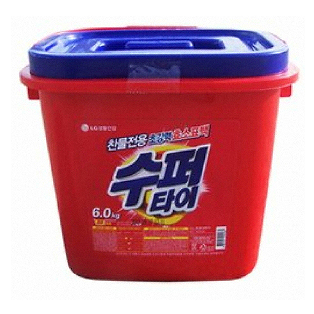 LG 수퍼타이 찬물전용 초강력 효소표백 6kg 바스켓 : MOMOBOX