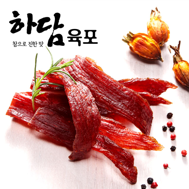 [하담푸드]소고기육포 100g : 하담푸드