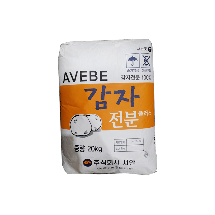 서안 감자전분 플러스 20kg 감자 100% 독일산 아베베 : SB푸드