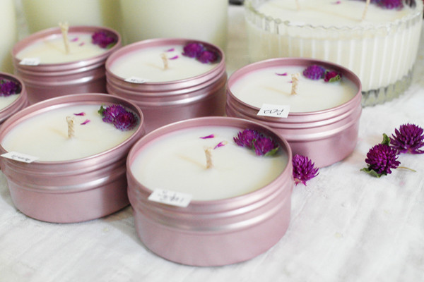 Message Soji Candle Fly Day Day Gift Dry Flower Pr