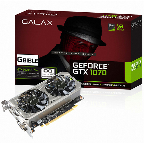 갤럭시 GALAX 지포스 GTX1070 OC GBIBLE D5 8GB : 와이드진컴