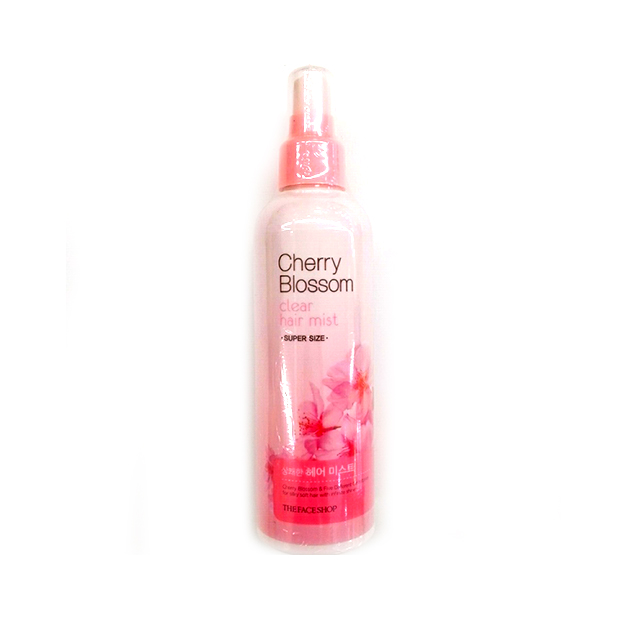 더페이스샵  체리블라썸 클리어 헤어미스트 200ml 대용량 : 올다샵