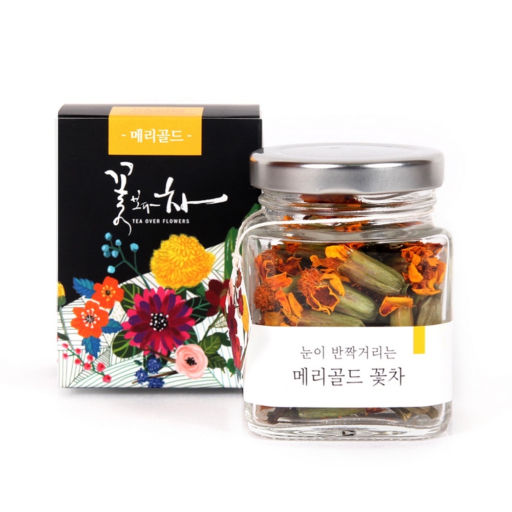 듬직한 메리골드 꽃차 : 꽃보다차