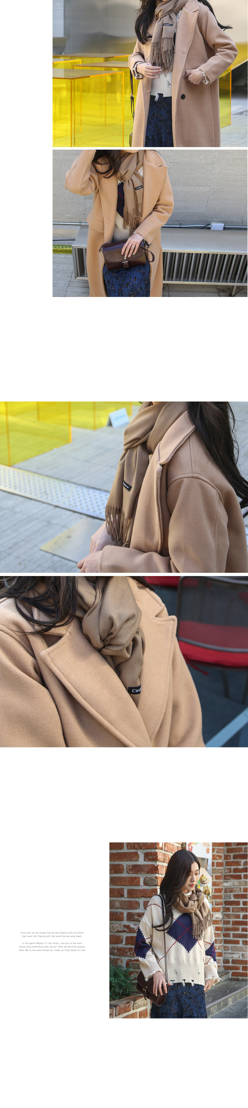 Wool 100 fine cashmere muffler shawl man woman cou