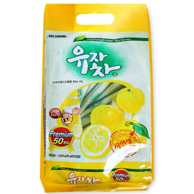 희창유업 희창 유자차 스틱 50티백 / 50TX8봉지X1박스 : 주식회사 월드미디어