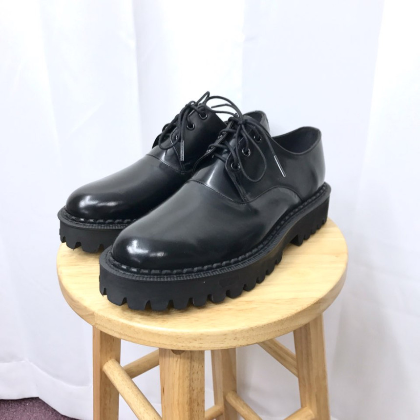 Handmade Premium Derby Shoes Wingtip Male Fanny Co