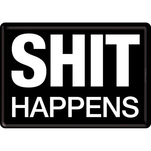 노스텔직아트[10150] Shit Happens : 더컨테이너샵
