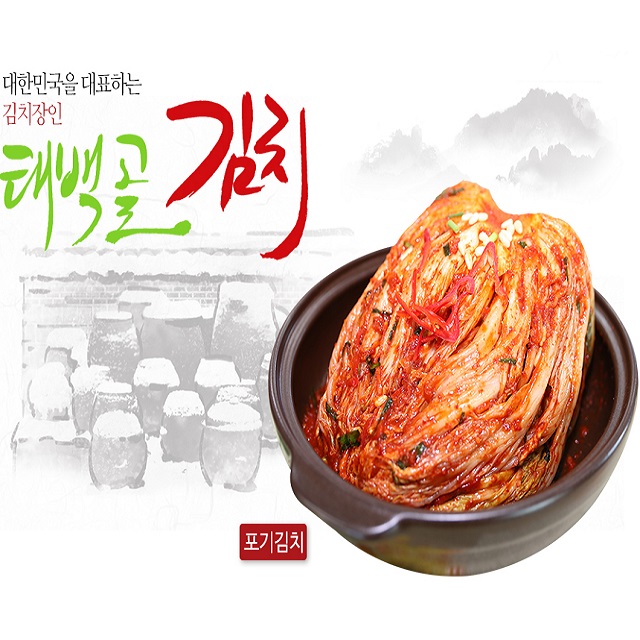 태백골 포기김치 포기김치10kg : 지-엠몰
