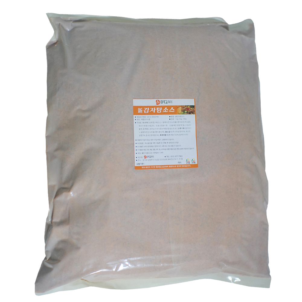 감자탕소스 10kg : 미담푸드