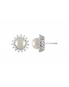 majorica/majorica simulated pearl sunburst stud ea : lafashionista - 네이버쇼핑