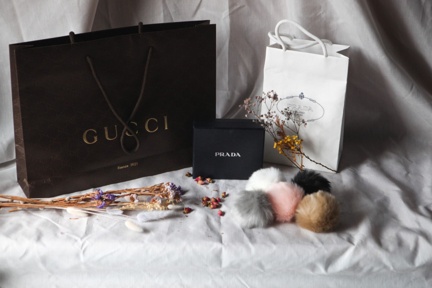 Fur Bag Foam Foam Keyring Car Keychain Ring Access