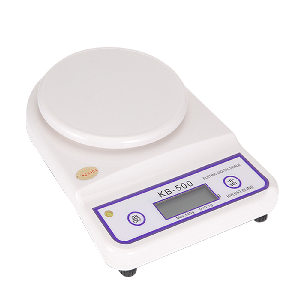 경인 디지털 주방 전자 저울 KB-500 최대500g 단위0.1g : 저울프라자