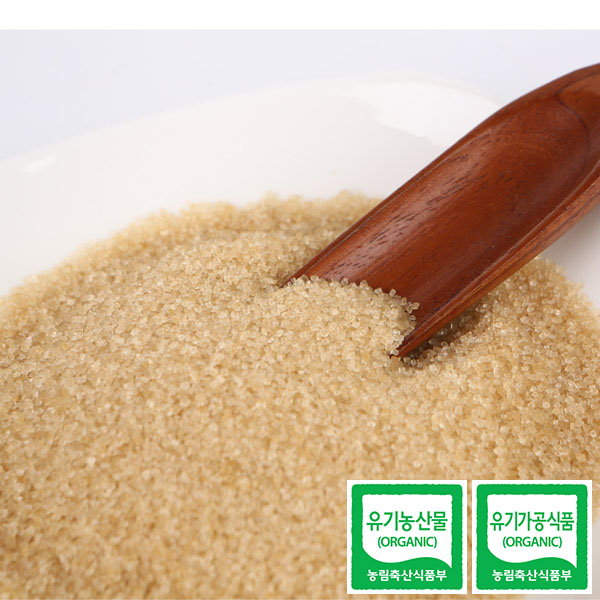 우리존 유기농 원당 20kg(5kgx4ea)/고품질 비정제 갈색설탕  사탕수수당100% 화학처리 NO : 우리존농산
