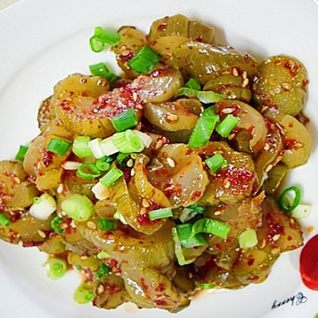 (집밥명가) 오이지무침 100g 가정식 집 반찬 배달, 수제 나물 반찬 세트 정기배송 구독 : 국배달닷컴