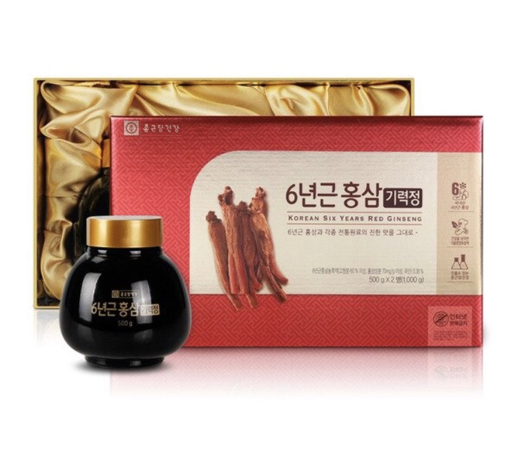 Korea Ginseng 6 Year Old Red Ginseng Stamina 500g 