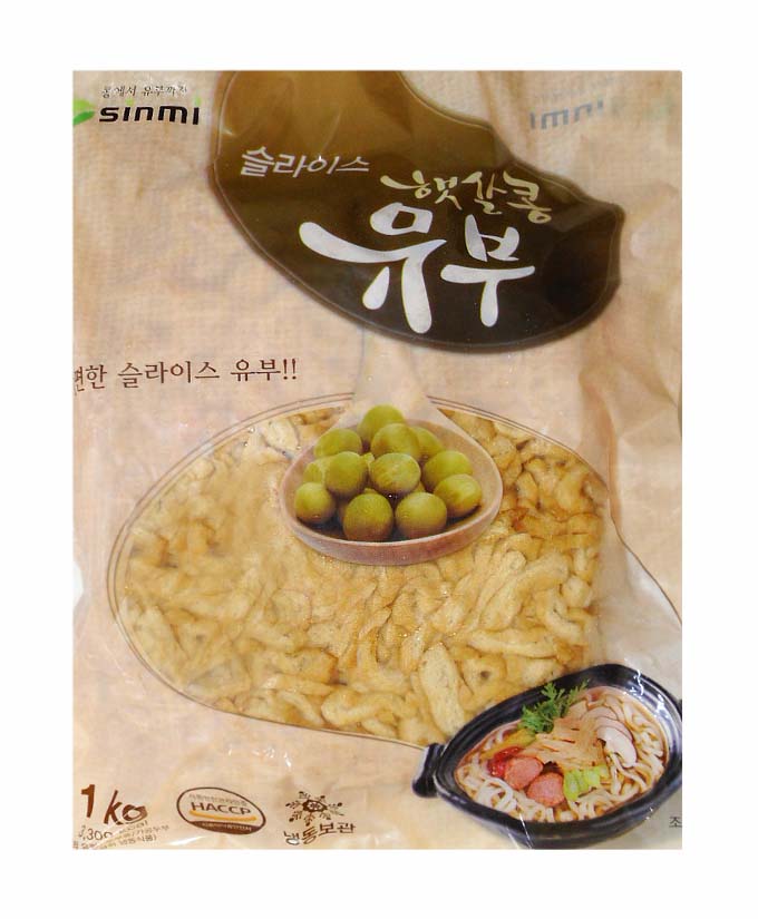 신미 슬라이스햇살콩유부 1kg : 푸드베테랑