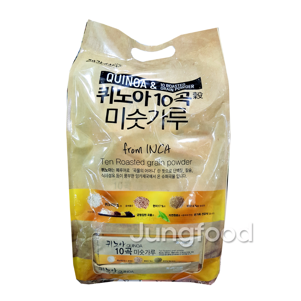 태광선식 퀴노아 10곡 미숫가루 20g x 80개 : 수입식품 정푸드