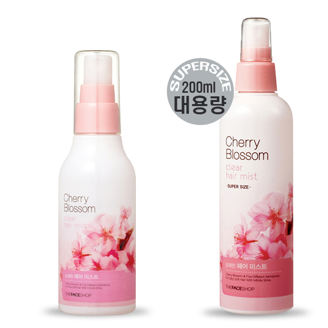 더페이스샵 체리블라썸 클리어 헤어미스트100ml/200ml : 마레머에