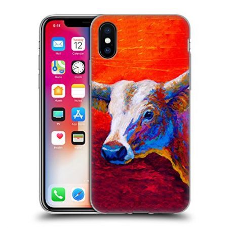 [해외]아이폰X 케이스 Official Marion Rose Sunset Ablaze Longhorn Cattle Soft Gel Case for Apple iPhone X : AlimNC - 네이버쇼핑