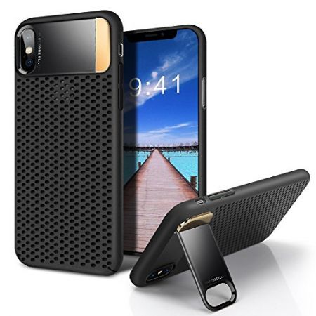 [해외]아이폰X 케이스 GRDE iPhone X Case with Metal Kickstand and Honeycomb Heat Dissipation for Apple iPhon : AlimNC - 네이버쇼핑