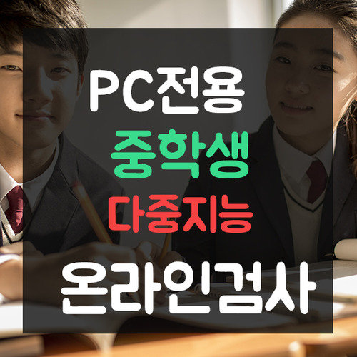 [온라인검사] 중학생 다중지능검사 -진로적성검사 : 다중지능몰