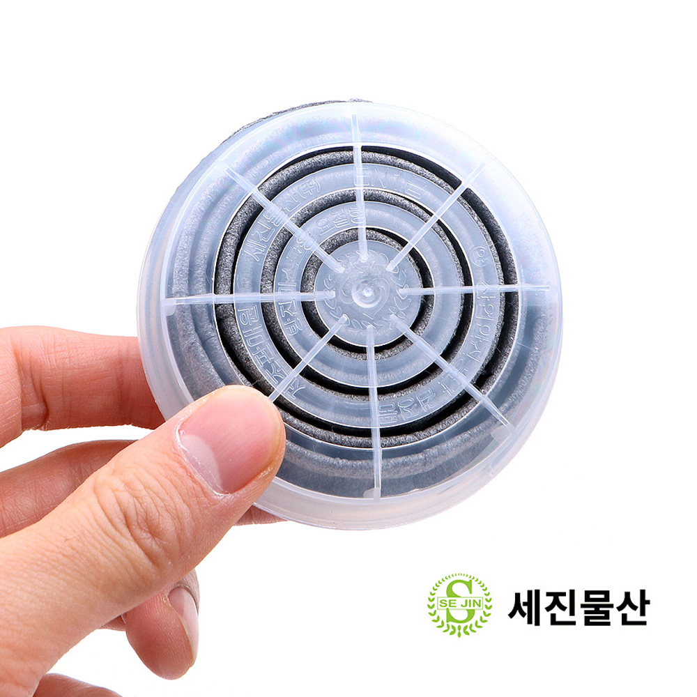 세진물산 1급 방진 필터 SD 1068 방진마스크 교체용 원형 휠타 휠터 정전가공 정화통 : 산업정품몰
