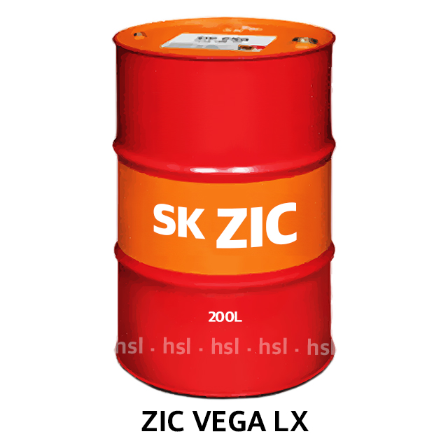 SK 지크 베가 LX (SK ZIC VEGA LX) / 건설중장비용 장수명 유압작동유, 유압유, 작동유 / 한신윤활유상사 (200L, 드럼) : hsl