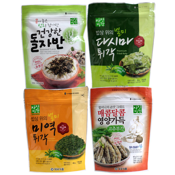 돌자반 다시마튀각 고추부각 미역튀각 : 청해원
