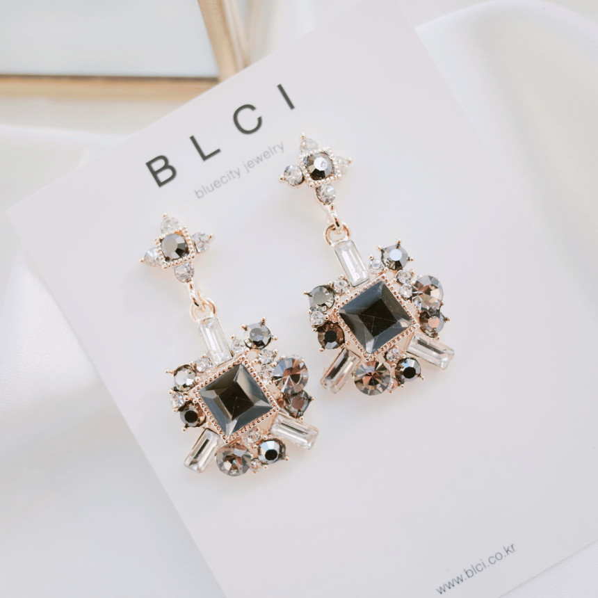 Bold earrings Gem earrings Earrings available 5col