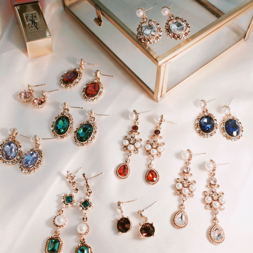 Bold Earrings Christmas Party Drop Earrings Four C