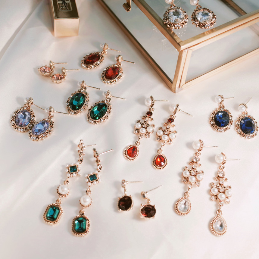 Bold Earrings Christmas Party Drop Earrings Four C