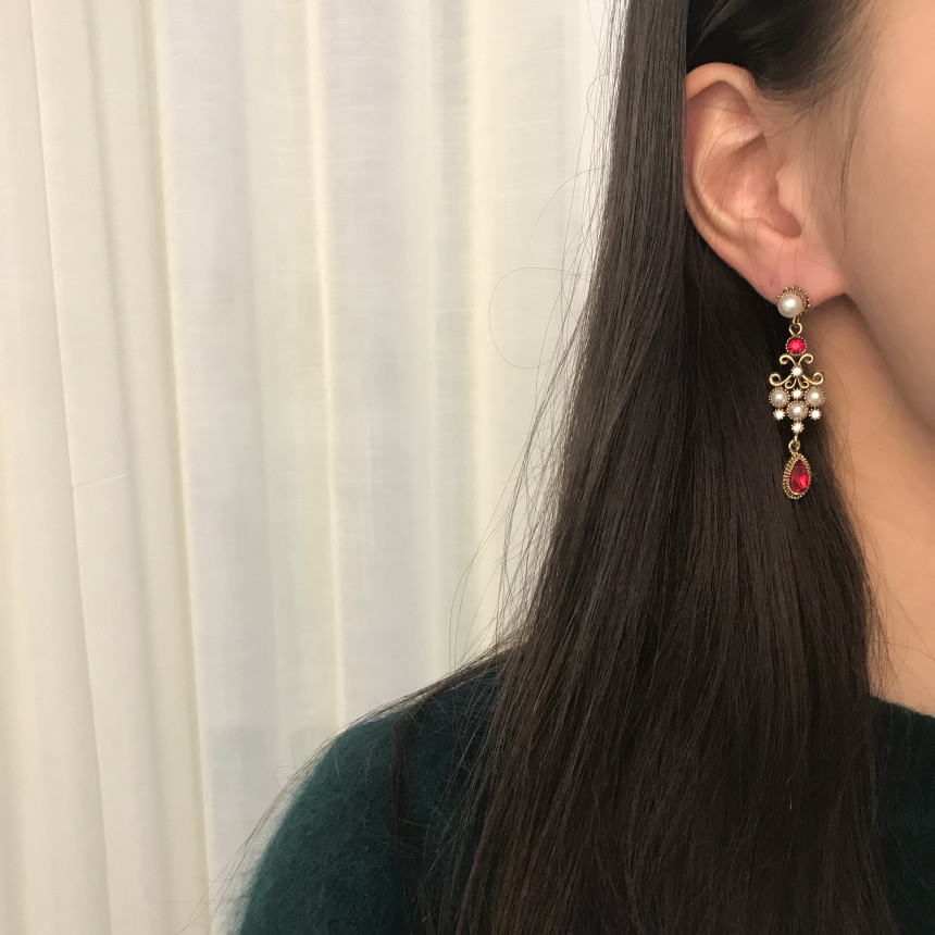 Bold Earrings Christmas Party Drop Earrings Four C