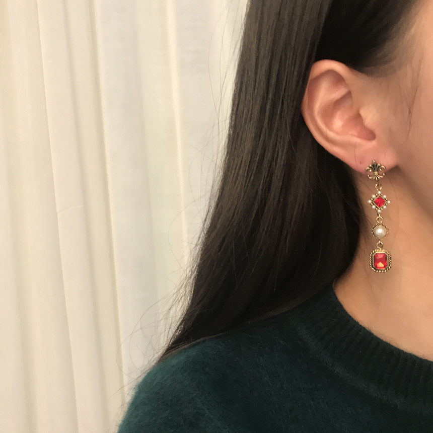 Bold Earrings Christmas Party Drop Earrings Four C