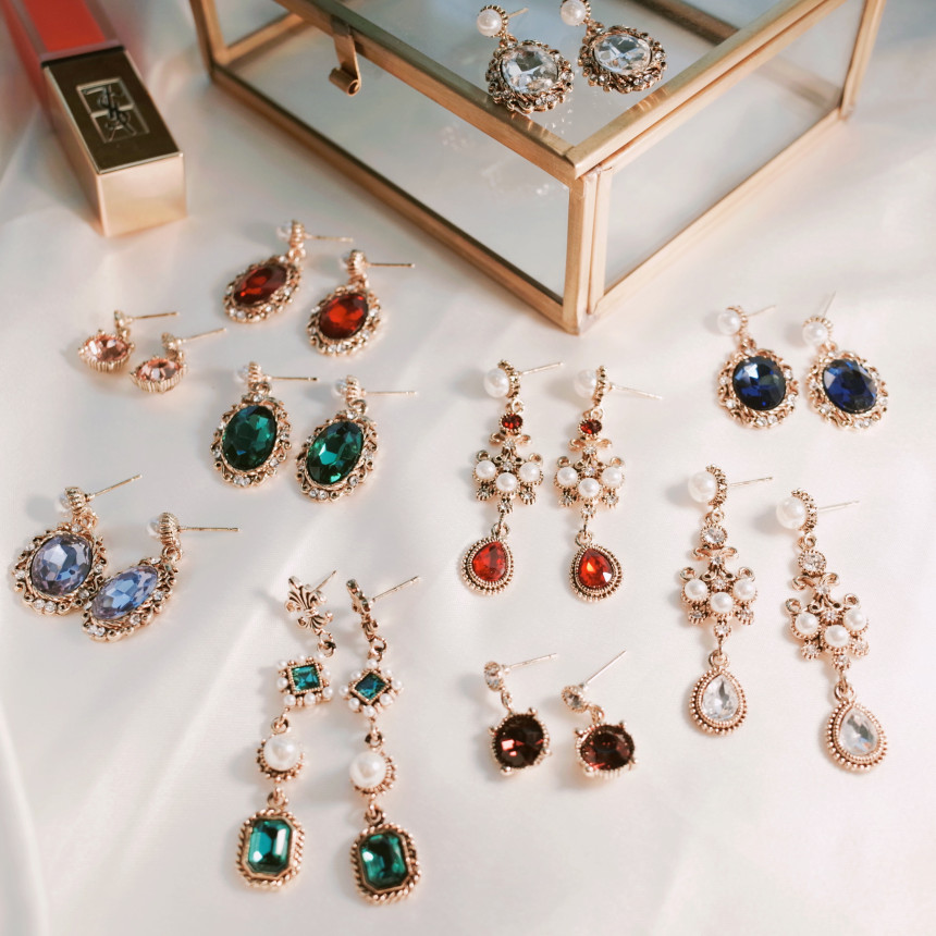 Bold Earrings Christmas Party Drop Earrings Four C