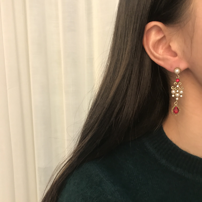 Bold Earrings Christmas Party Drop Earrings Four C