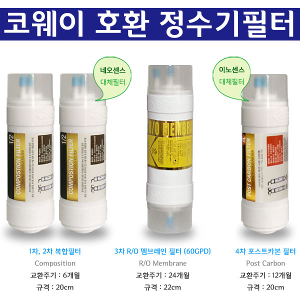 코웨이CP-07PL 8S 한방향 호환정수기필터1년치세트 : 일등몰