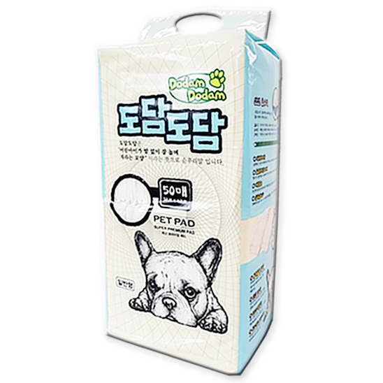 도담도담 패드 50매 고퀄 애견배변패드 : 마더스캣